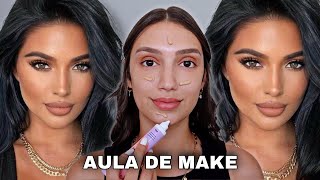 MAKE PERFEITA PARA INICIANTE DICAS PARA QUEM NÃO SABE MAQUIAR AULA DE MAKE [upl. by Davidde]