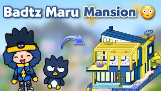 Badtz Maru Family Moves to Toca Boca😱 Full tour in the Modern Mansion Cute toca boca house ideas [upl. by Artur422]