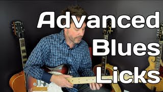 Guitar Blues Licks  Free Guitar Lesson Advanced  Video 6 of 7 [upl. by Uella91]