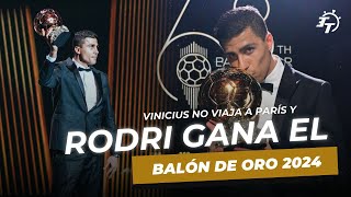 RODRI LE ARREBATA EL BALÓN DE ORO 2024 A VINICIUS JR [upl. by Birgit]