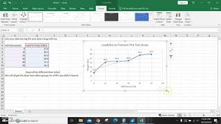 133 PLA Test DataMathematical Modeling Excel [upl. by Ketchum]