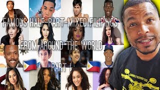 Famous Half Part Mixed Filipinos from Around the World [upl. by Nnylecoj517]