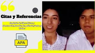 Citas y Referencias en formato APA [upl. by Bartholomew]