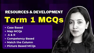 Term 1 MCQs  Resources and Development  Class 10 SST MCQ  Full Chapter  Shubham Pathak [upl. by Aisatsanna]