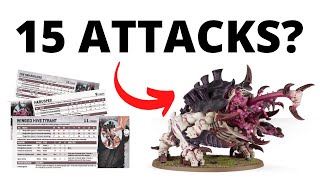 Monstrous Tyranid Leaks Haruspex Exocrine Swarmlord  Hive Tyrant Datasheet Analysis [upl. by Lothario499]