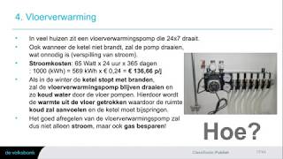 Vloerverwarming pomp en pompschakelaar – Besparingen en Duurzaamheid 516 [upl. by Ashla235]