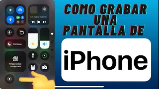 Cómo Grabar Pantalla iPhone 👍👍 [upl. by Adnilg]