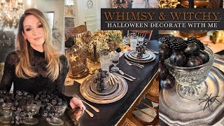 ✨ NEW ✨ Whimsigoth Witch Tablescape  Halloween Decorate with Me 2024 [upl. by Lirbij]