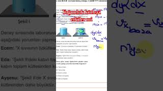 Yoğunluk kütleyi etkiler mi2025 tyt yks eğitim soruçözümü fizikdersi [upl. by Arela]