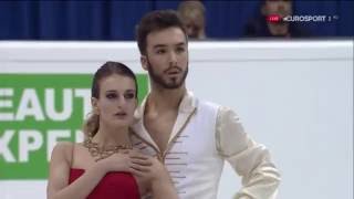 Gabriella Papadakis Guillaume Cizeron European Championships 2016 SD [upl. by Clarence]