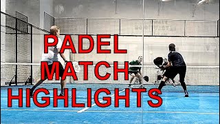 Padel Match Highlights Good Intermediate Level 09092024 [upl. by Nylzor]