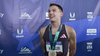 Hobbs Kessler Is Ready To Run Both The 1500m and 800m In Paris [upl. by Wiltshire]