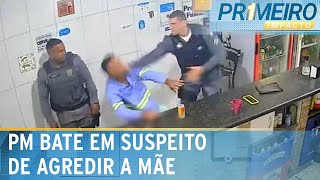 PM estapeia homem que teria agredido a própria mãe  Primeiro Impacto 041124 [upl. by Alison717]