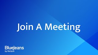 How to Join A BlueJeans Meeting [upl. by Aleet]