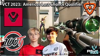 Sentinels vs 100T Epic Match  Americas Last Chance Qualifier [upl. by Kleiman983]