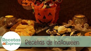 Recetas halloween 🦇⚰🗡🕯  Recetas Express [upl. by Idnaj]