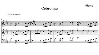 Partitura simplificada  Cobre  me   Para Piano [upl. by Suhploda]