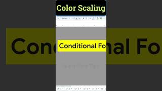 Color formatting in Google sheets excel satishtechtips spreadsheet [upl. by Matejka]