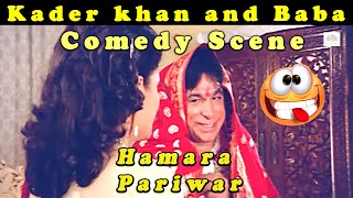 Kader khan Comedy Scene from Hamara Pariwar  Bollywood Action Hindi Movie [upl. by Villiers]