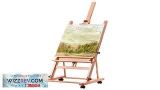 VEVOR Studio HFrame Easel Holds Canvas Art up to 48quot Beechwood Artists Review [upl. by Horst]