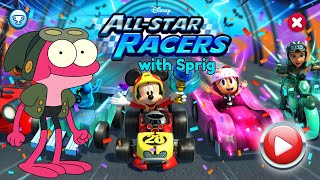 🐸 Disney Amphibia Sprig Plantar Races Through Dr Facilier’s Voodoo Arcade Disney AllStar Racers [upl. by Steck881]