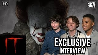 Finn Wolfhard Chosen Jacobs amp Wyatt Oleff  IT Exclusive Interviews [upl. by Guillermo]