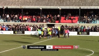 Fraserburgh vs Brora Rangers  Highlights  Breedon Highland League  22 February 2020 [upl. by Ted]