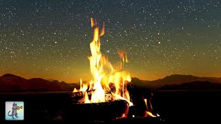 Cozy Campfire 🔥 Relaxing Fireplace Sounds 🔥 Burning Fireplace amp Crackling Fire Sounds NO MUSIC [upl. by Mhoj]