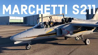 You can fly a military trainer SIAI MARCHETTI S211 jet [upl. by Ahsilahk]