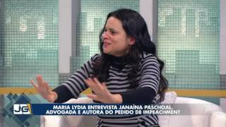 Maria Lydia entrevista Janaína Paschoal advogada e autora do pedido de impeachment [upl. by Nnylrahc658]