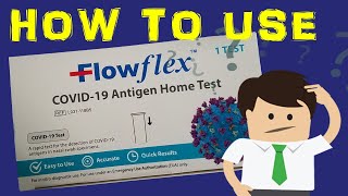 Flowflex COVID19 Antigen Home Test How To  Quick Guide [upl. by Gerrard]