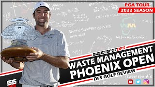 Waste Management Phoenix Open  SweetSpotDFS  DFS Golf Review [upl. by Hallsy140]