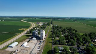 Wapella Illinois Aerial Video [upl. by Flavius]