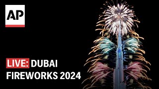 Dubai fireworks 2024 Watch the UAE ring in the New Year [upl. by Gerdeen]