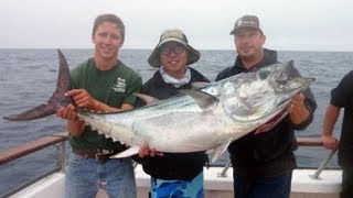 Pacific Dawn Sportfishing  2 Day Aug 1517 2013  Huge Pacific Bluefin Tuna [upl. by Gitlow727]