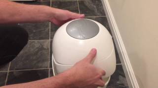 TOMMEE TIPPEE SANGENIC TEC NAPPY DISPOSAL REVIEW [upl. by Chiou]