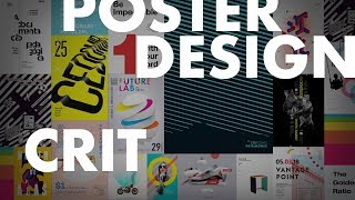 🔴 Learn Typography Through This Poster Design Critique 2018 [upl. by Anaitsirk]