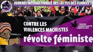 8 MARS journée internationale des luttes des femmes [upl. by Ynatsyd]