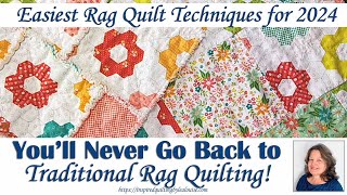 How the Make the Easiest Rag Quilt Techniques for 2024  Lea Louise Quilts Tutorial [upl. by Nosam]