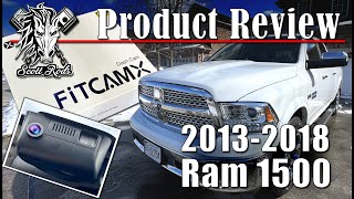 FitcamX 4K Dash Cam Install And Review For 2013 to 2018 Ram 1500 [upl. by Esmeralda]