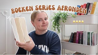 boeken series proberen afronden  cosy leesvlog 📚🍂 [upl. by Holt]