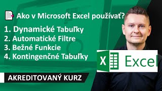 Ako v Microsoft Excel používať  Dynamické Tabuľky Filtre Bežné Funkcie Kontingenčné Tabuľky 📑 [upl. by Nileuqaj814]