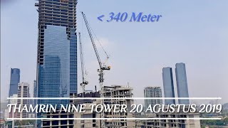 Thamrin Nine Tower August 20 2019 383m amp 275m Jakarta Skyscraper [upl. by Yorke]