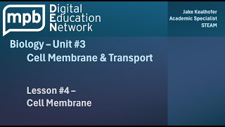 MPB Biology Unit 3 Lesson 4 Cell Membranes [upl. by Guntar939]