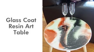 GLASSCOAT Resin Art Table  GLASSCOAT Presentation [upl. by Allrud223]