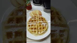 Waffles and coffee for breakfast cooking waffle coffee food breakfast breakfastideas [upl. by Naivaf]