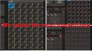 We RAIDED the most LOADED base in RUST [upl. by Matland]