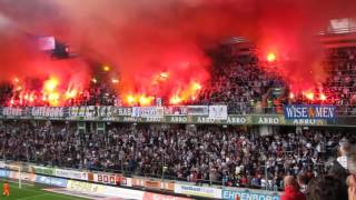 IFK Göteborg Halmstads BK 20151004 Bengaler och rök [upl. by Norraj405]