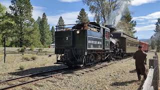 Sumpter Valley Railroad Heisler No 3 Aftermath of Train Robbery part 3 [upl. by Namlak326]