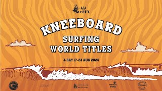 CineFX Kneeboard Surfing World Titles 2024  Day 3 Wednesday 21st August [upl. by Cailly899]